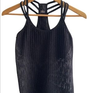 Alo yoga women tank black size small